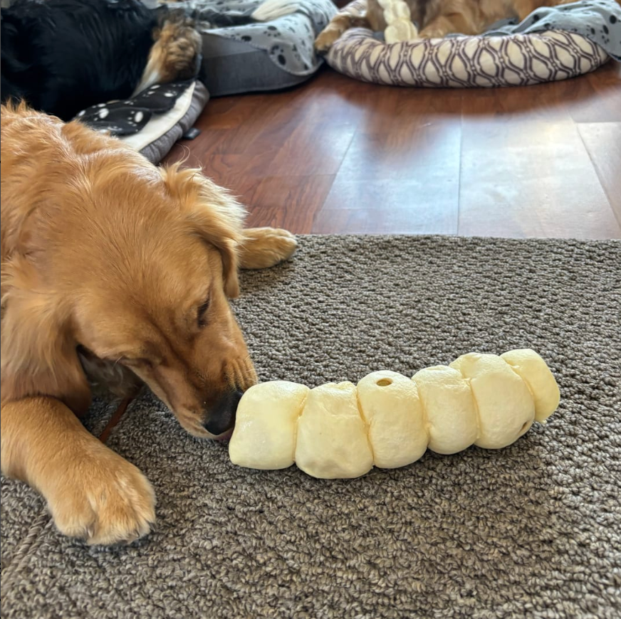 Long-Lasting Beef Cheek Roll for Dogs – No Rawhide, All Fun!