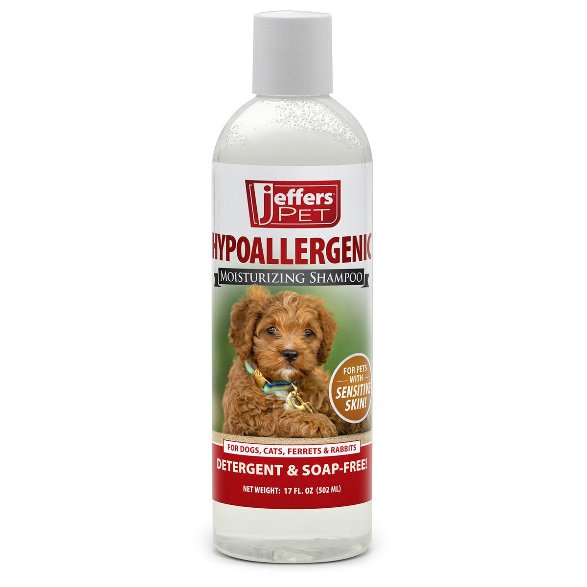 Jeffers Hypoallergenic Moisturizing Pet Shampoo – 15:1 Concentrated Shampoo for Sensitive Skin