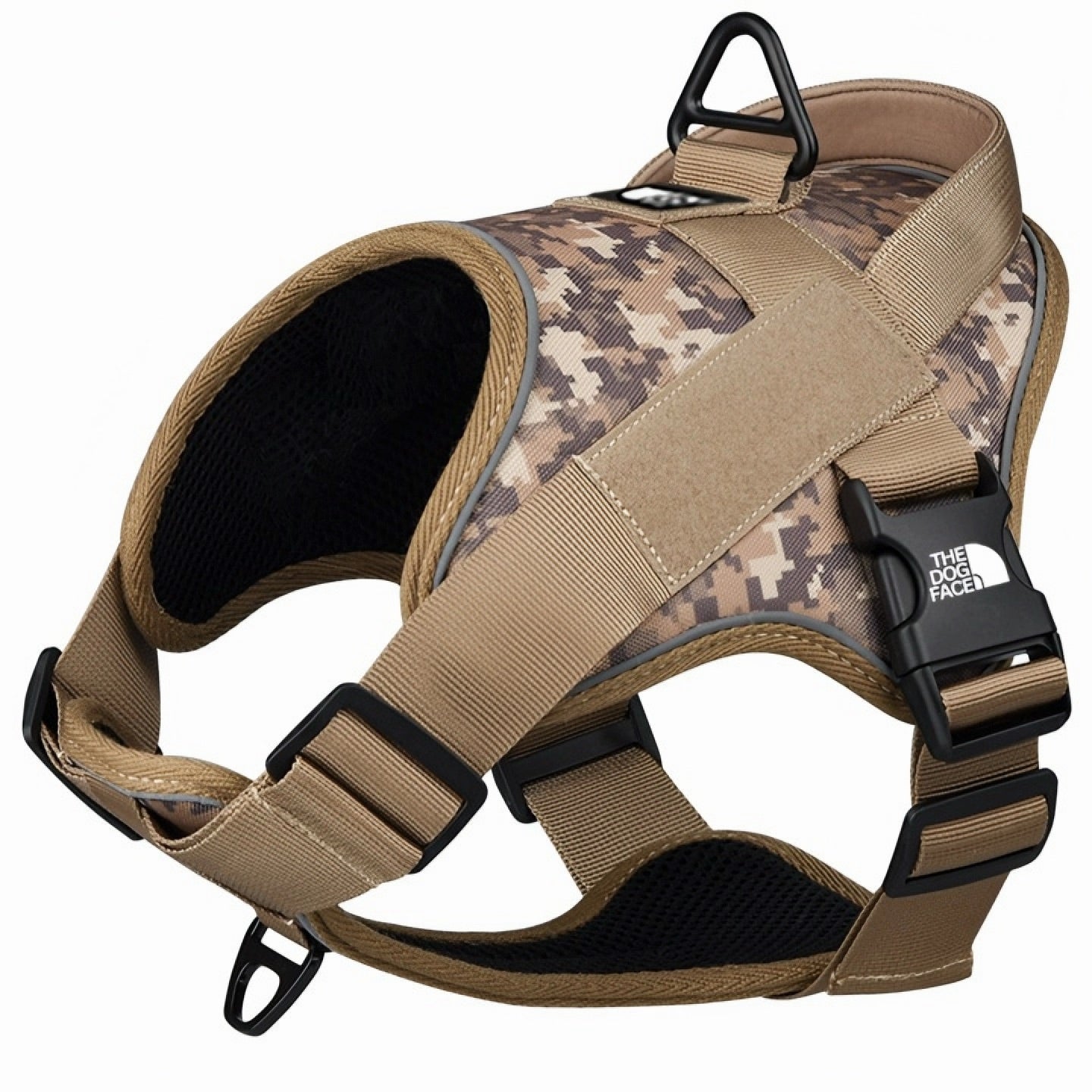 TrailBlaze Tactical Dog Harness – Heavy-Duty, No-Pull, Adjustable Vest for Active & Working Dogs