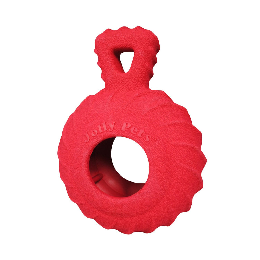 Jolly Pets Tuff Treader Durable Dog Chew Toy – Treat-Stuffable, Tough Rubber for Aggressive Chewers