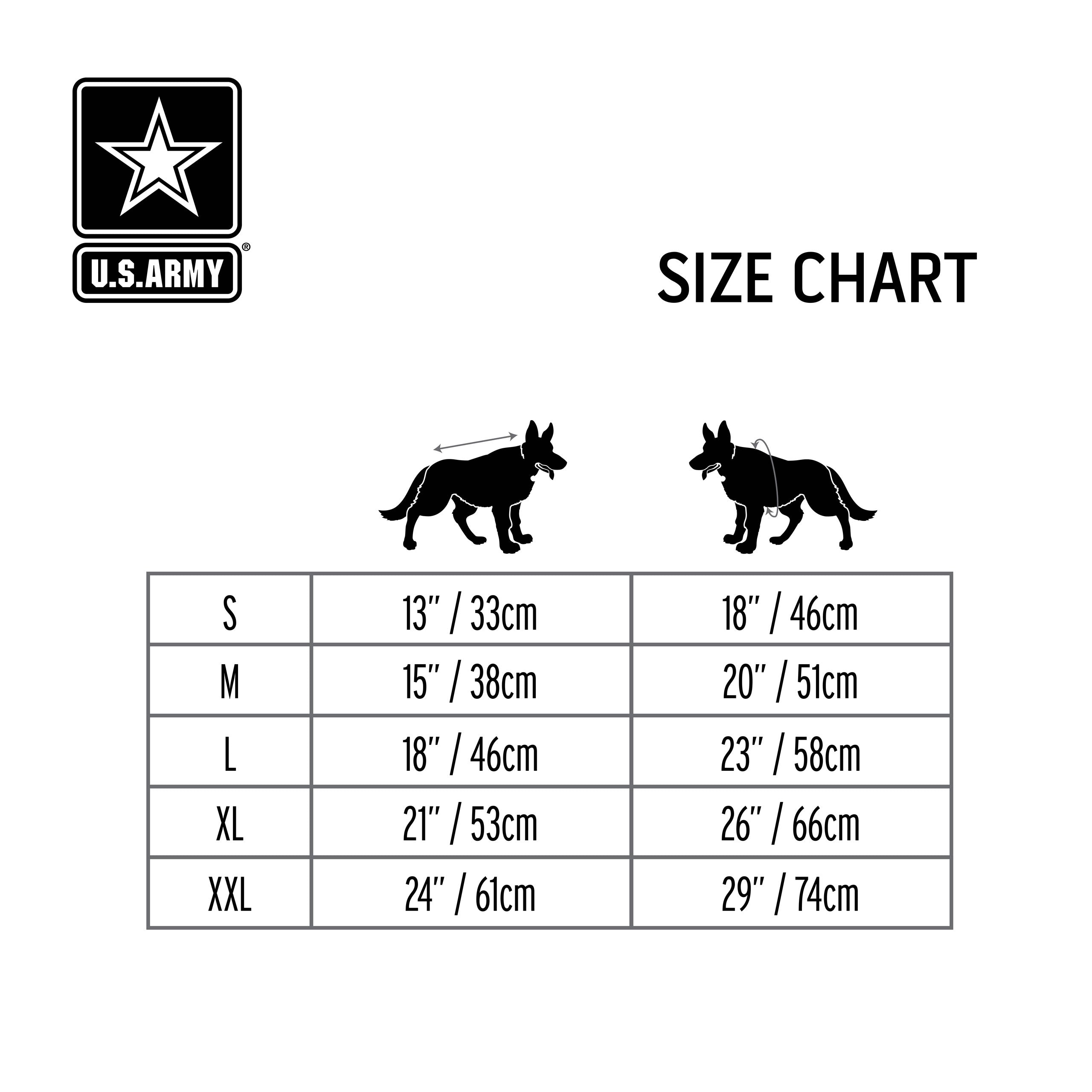 US Army® Dog Parka – Official Licensed Military Dog Coat in Dark Camo with Fleece Lining & Hood