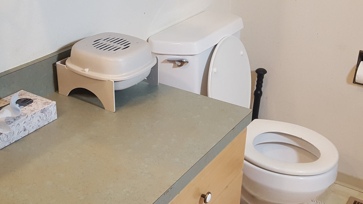 Purrified Air Wall Bracket & Tabletop Holder – Litter Box Air Filter Mount