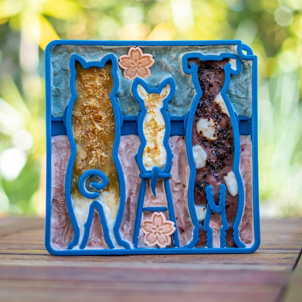SodaPup Waiting Dogs eTray Slow Feeder – Enrichment Lick Mat & Puzzle Feeding Tray for Dogs