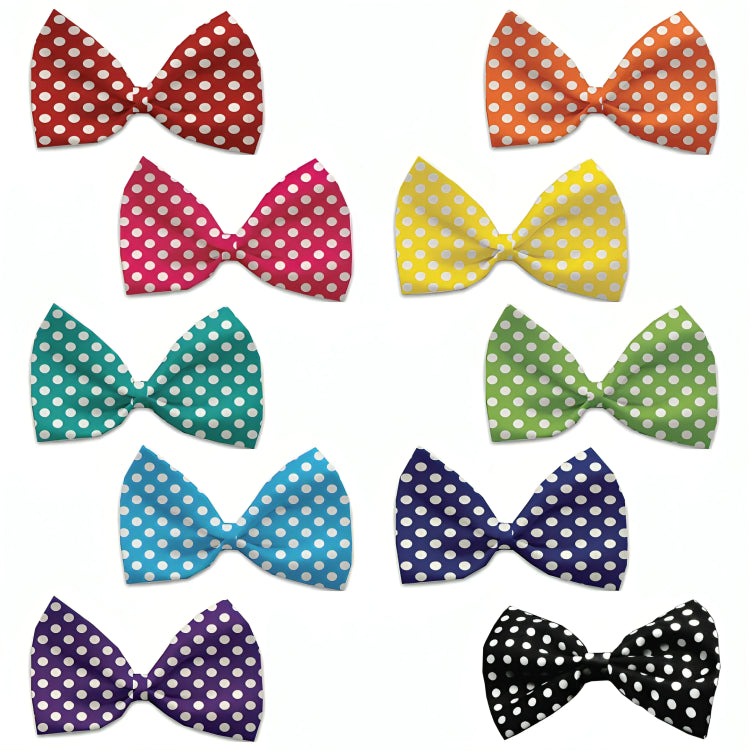 Swiss Dot Bow Ties for Pets: Stylish Dog & Cat Accessories
