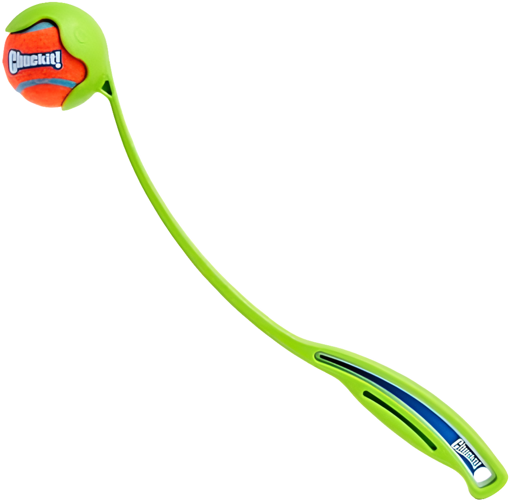 Chuckit! Sport Ball Launcher for Active Small Dogs – Includes 2" High-Bounce Ball