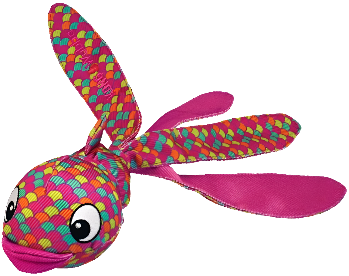KONG Wubba Finz Dog Toy – Durable & Fun Interactive Play - Pink