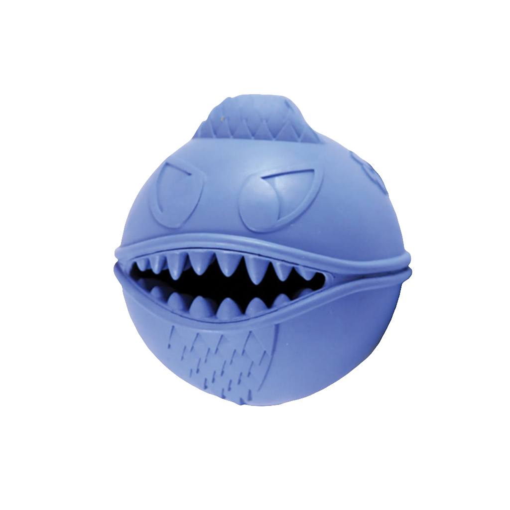 Chomp & Play™ Monster Mouth Treat Ball – Tough Chew Toy for Dogs
