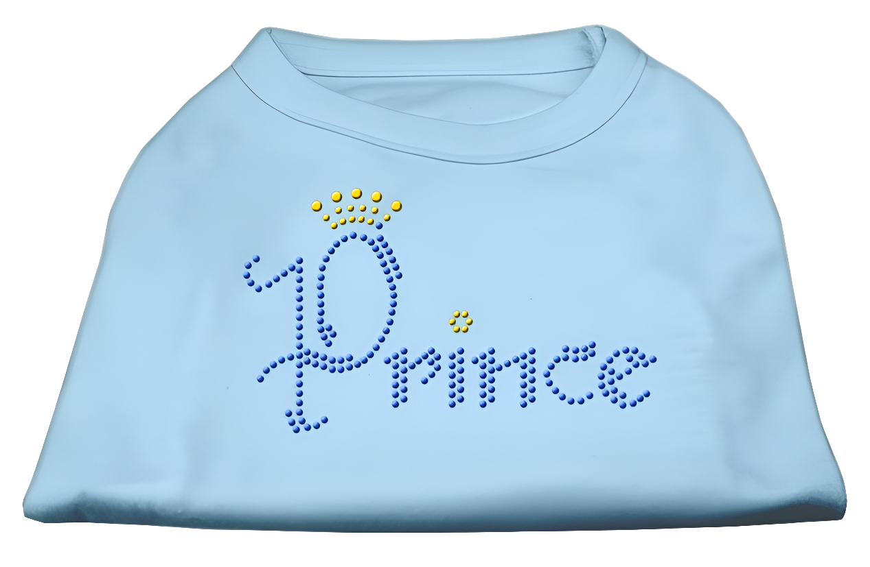 Prince Rhinestone Pet Shirt for Dogs & Cats – Cute Sparkly Outfit for Small & Large Pets