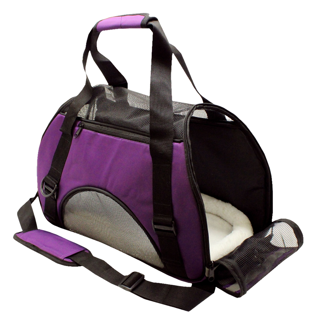 Soft-Sided Plain Pet Carrier – Lightweight, Travel-Friendly & Airline Approved