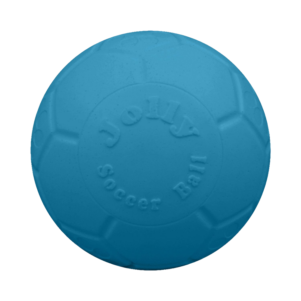 Jolly Pets Soccer Ball Dog Toy – Durable, Bouncy, Floating Ball for Fetch, Pool, and Beach Play