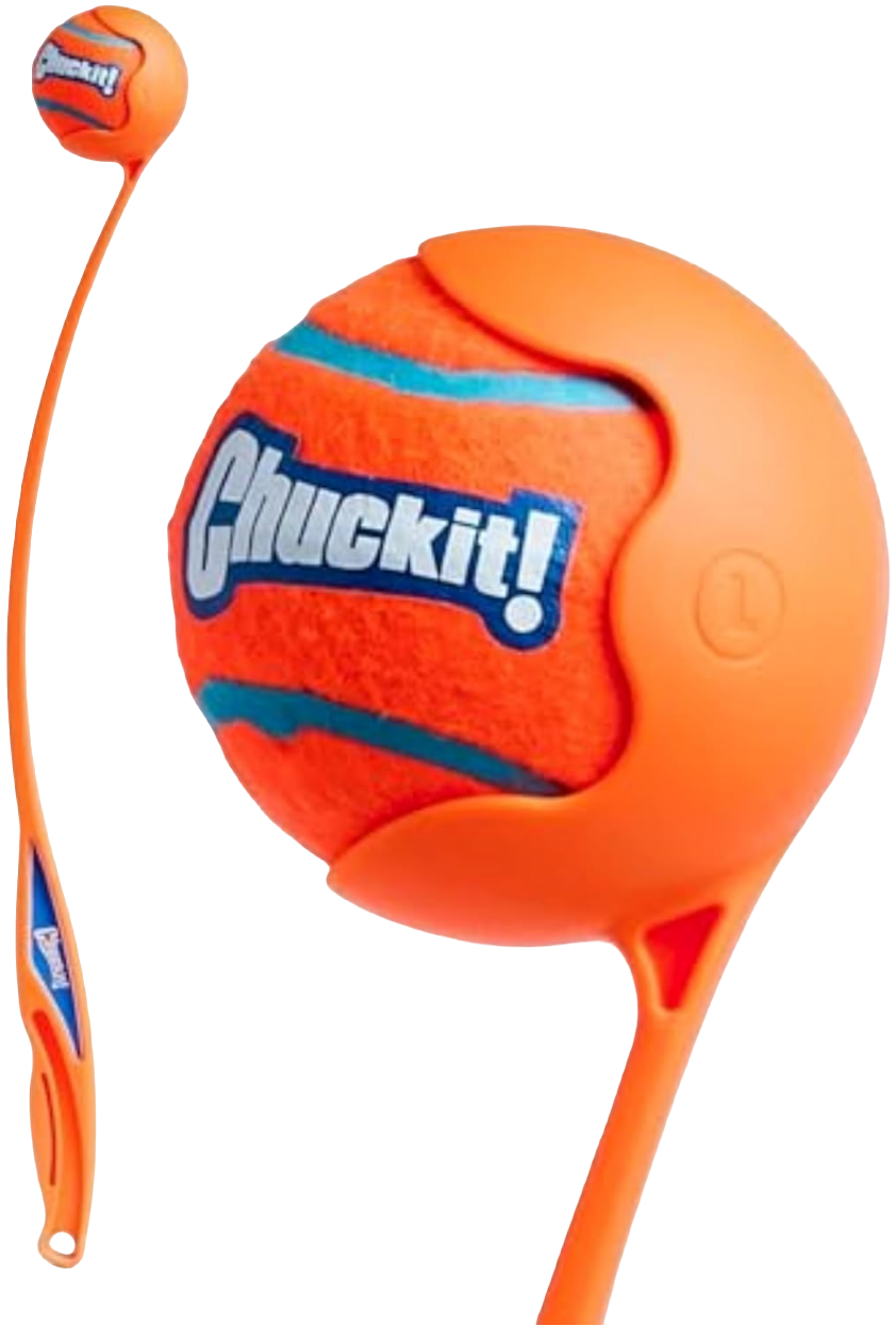 Chuckit! Pro Ball Launcher for Large Dogs – 3” Tennis Ball Compatible Fetch Toy