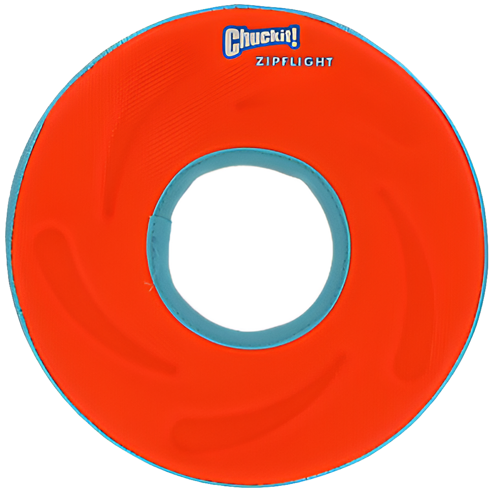 Chuckit! Zipflight Flying Disc for Dogs – Soft, Durable & Floats on Water (Small)
