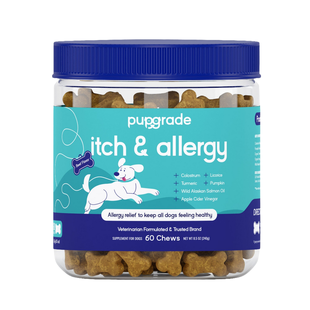 PupGrade™ Itch & Allergy Relief Chews for Dogs – Skin, Coat & Immune Support