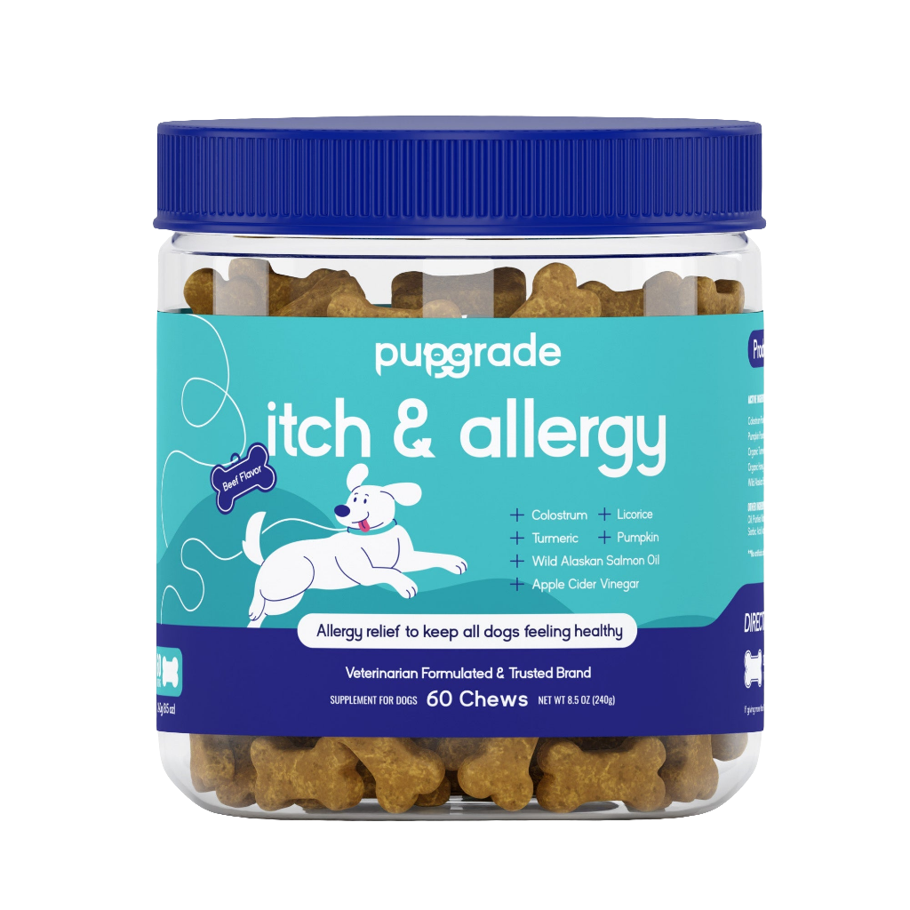 PupGrade™ Itch & Allergy Relief Chews for Dogs – Skin, Coat & Immune Support