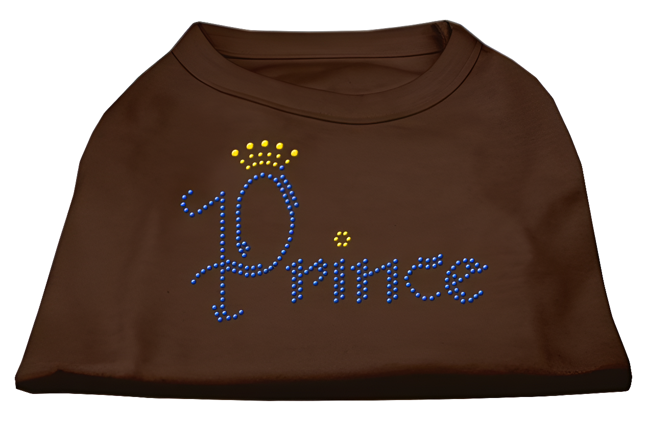 Prince Rhinestone Pet Shirt for Dogs & Cats – Cute Sparkly Outfit for Small & Large Pets