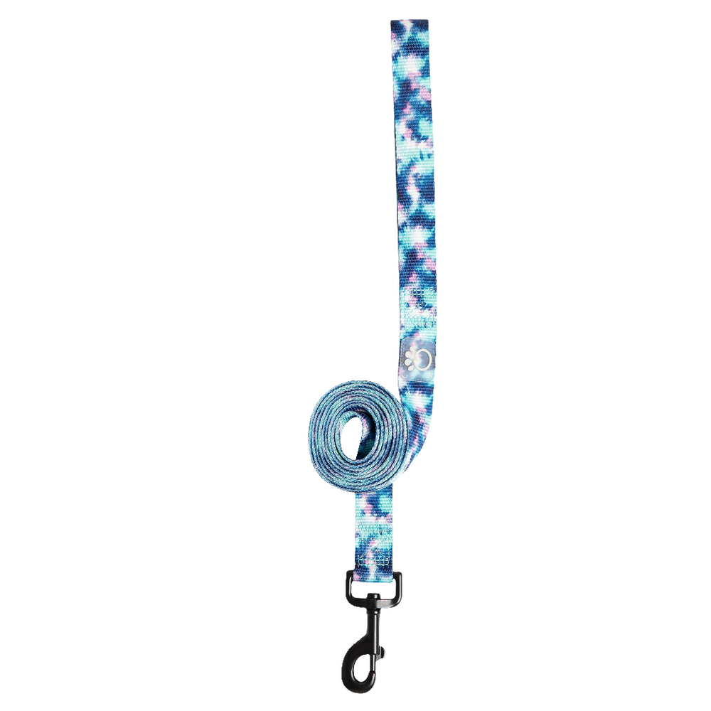 GF PET® Tie Dye Dog Leash – 6ft Durable Nylon, 2-Sided Print