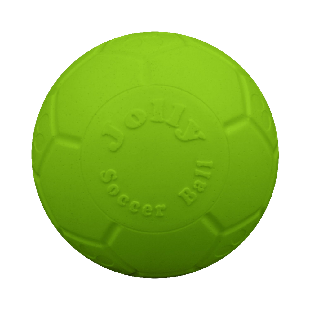 Jolly Pets Soccer Ball Dog Toy – Durable, Bouncy, Floating Ball for Fetch, Pool, and Beach Play