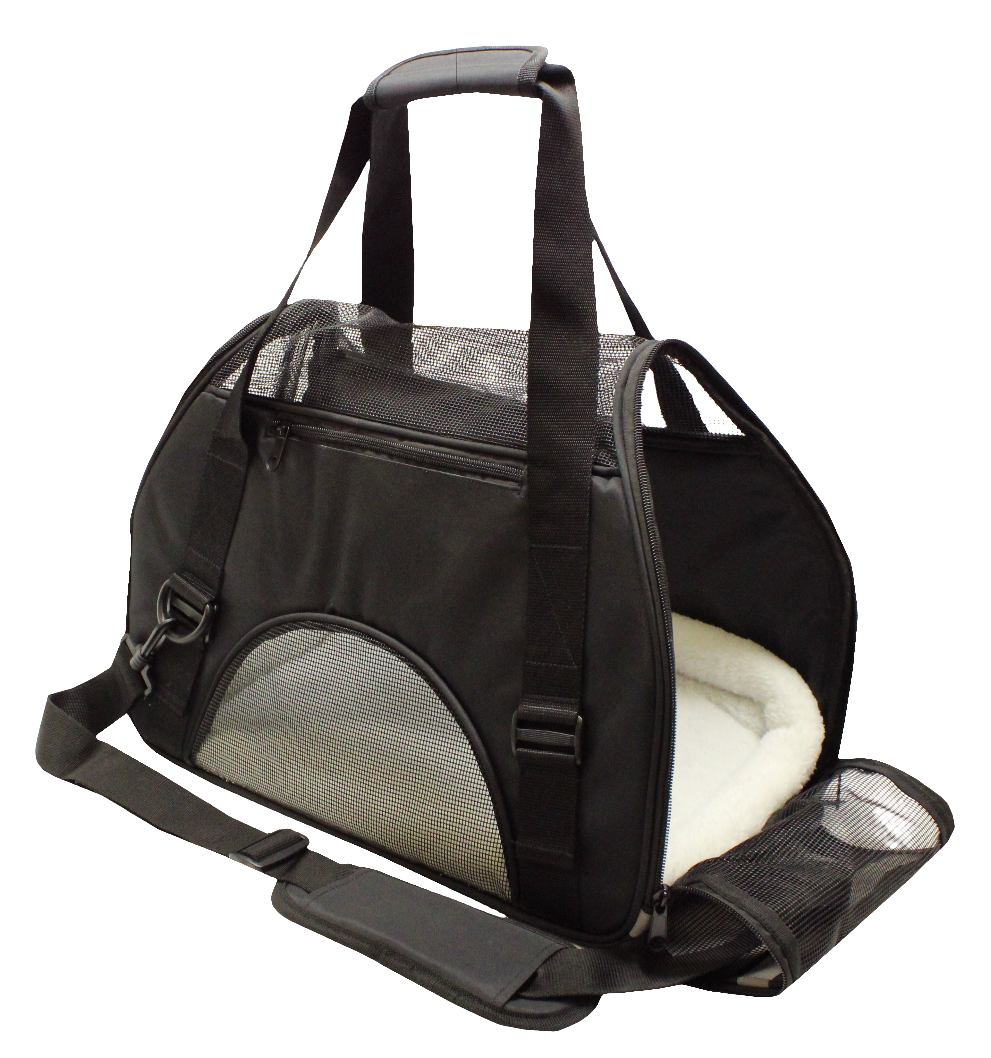 Soft-Sided Plain Pet Carrier – Lightweight, Travel-Friendly & Airline Approved