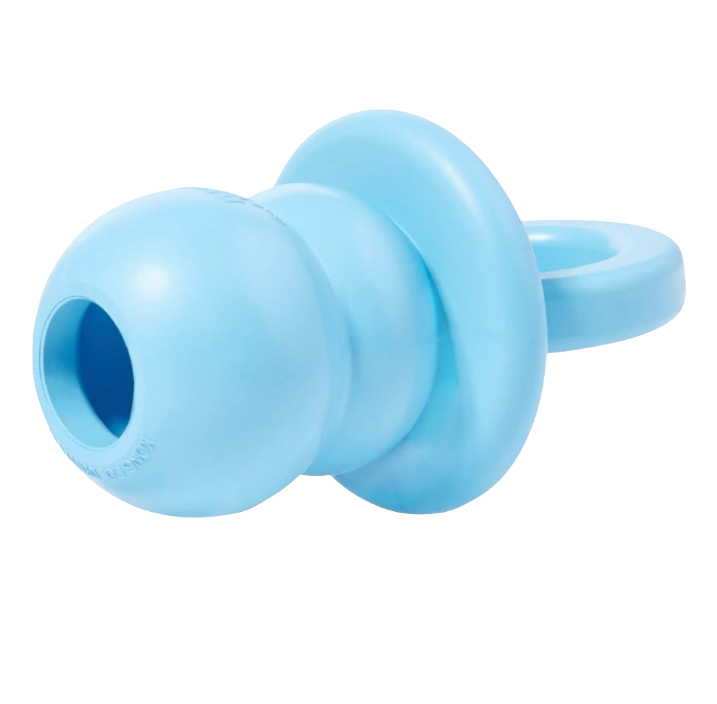 KONG Binkie Puppy Chew Toy – Small, Assorted Colors – Soothing Teething Toy for Puppies