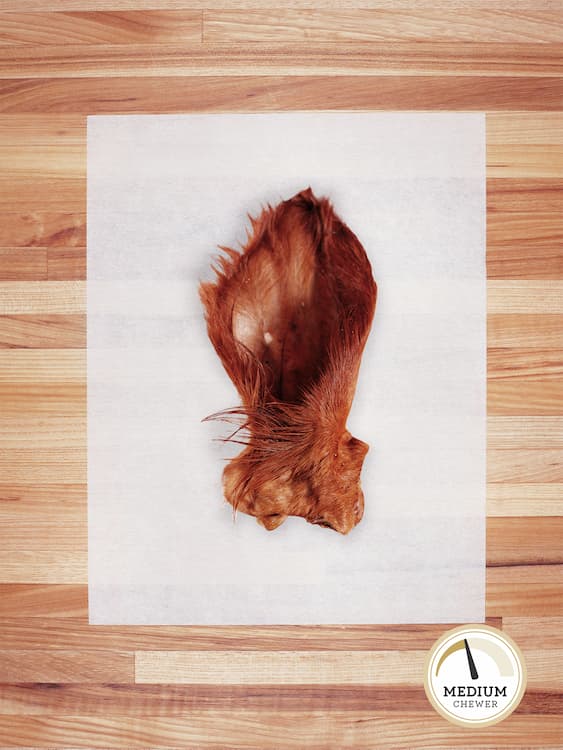 Beef Ear with Hair Dog Chew – 100% Pasture-Raised | Farm Hounds