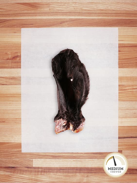 Beef Ear with Hair Dog Chew – 100% Pasture-Raised | Farm Hounds