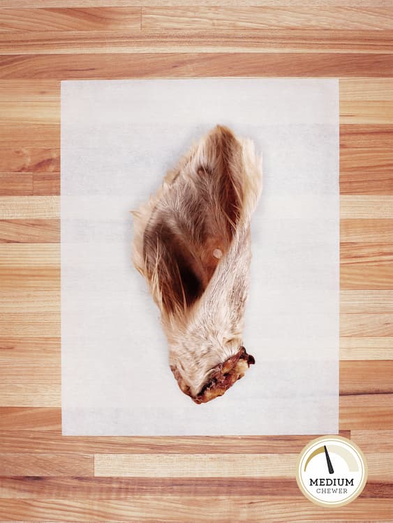 Beef Ear with Hair Dog Chew – 100% Pasture-Raised | Farm Hounds
