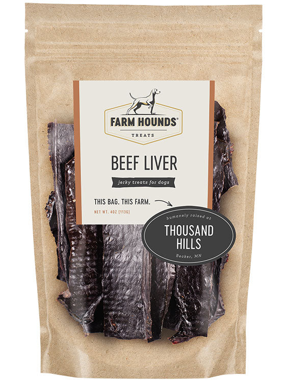 Farm Hounds Beef Liver Dog Treats – 100% Grass-Fed, Single Ingredient