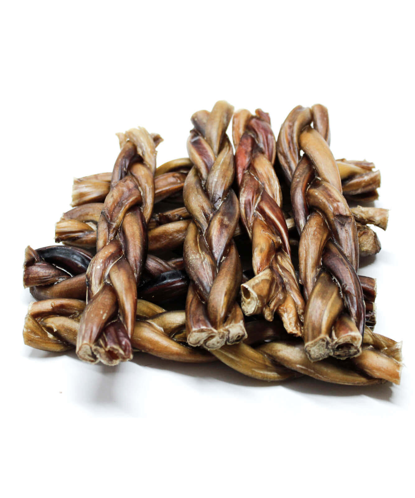 SuperCan 6" Braided Bully Sticks (10-Pack) – All-Natural, Long-Lasting Beef Chews for Dogs