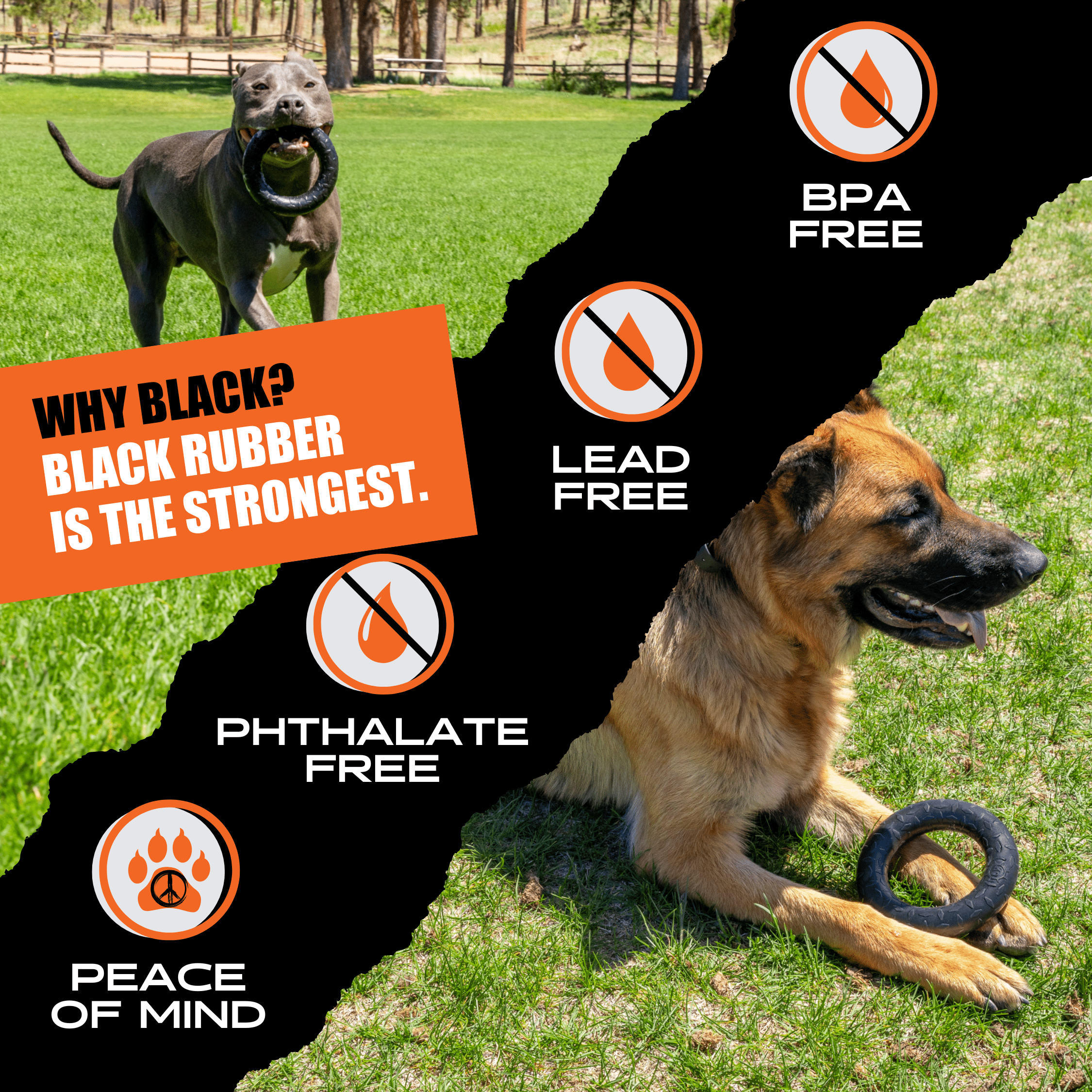 Monster K9 Dog Chew Toy – Ultra-Durable Natural Rubber Toy for Aggressive Chewers