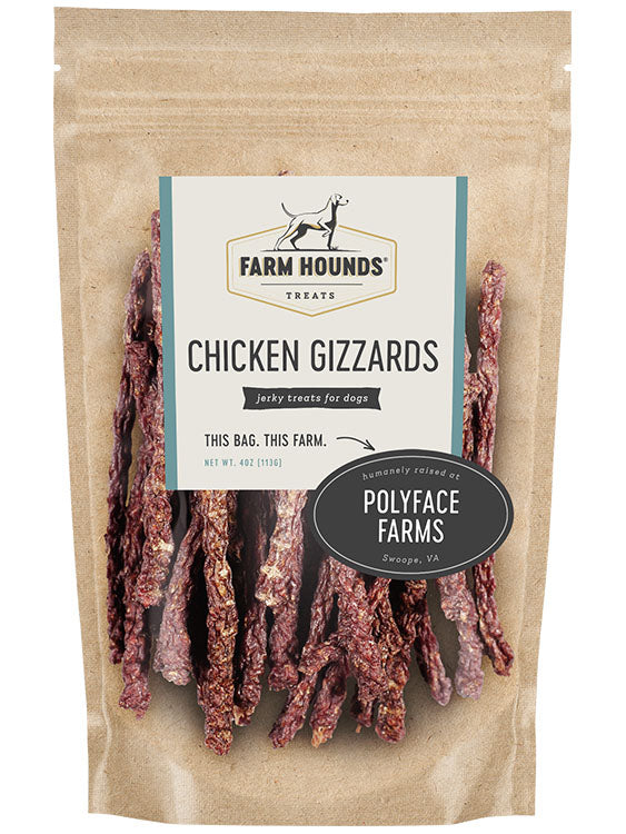 Farm Hounds Chicken Gizzard Sticks – 100% Pasture-Raised Dog Treats