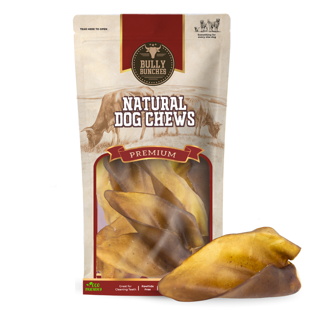 Natural Cow Ear Dog Chew – Single Ingredient, Low Fat Treat