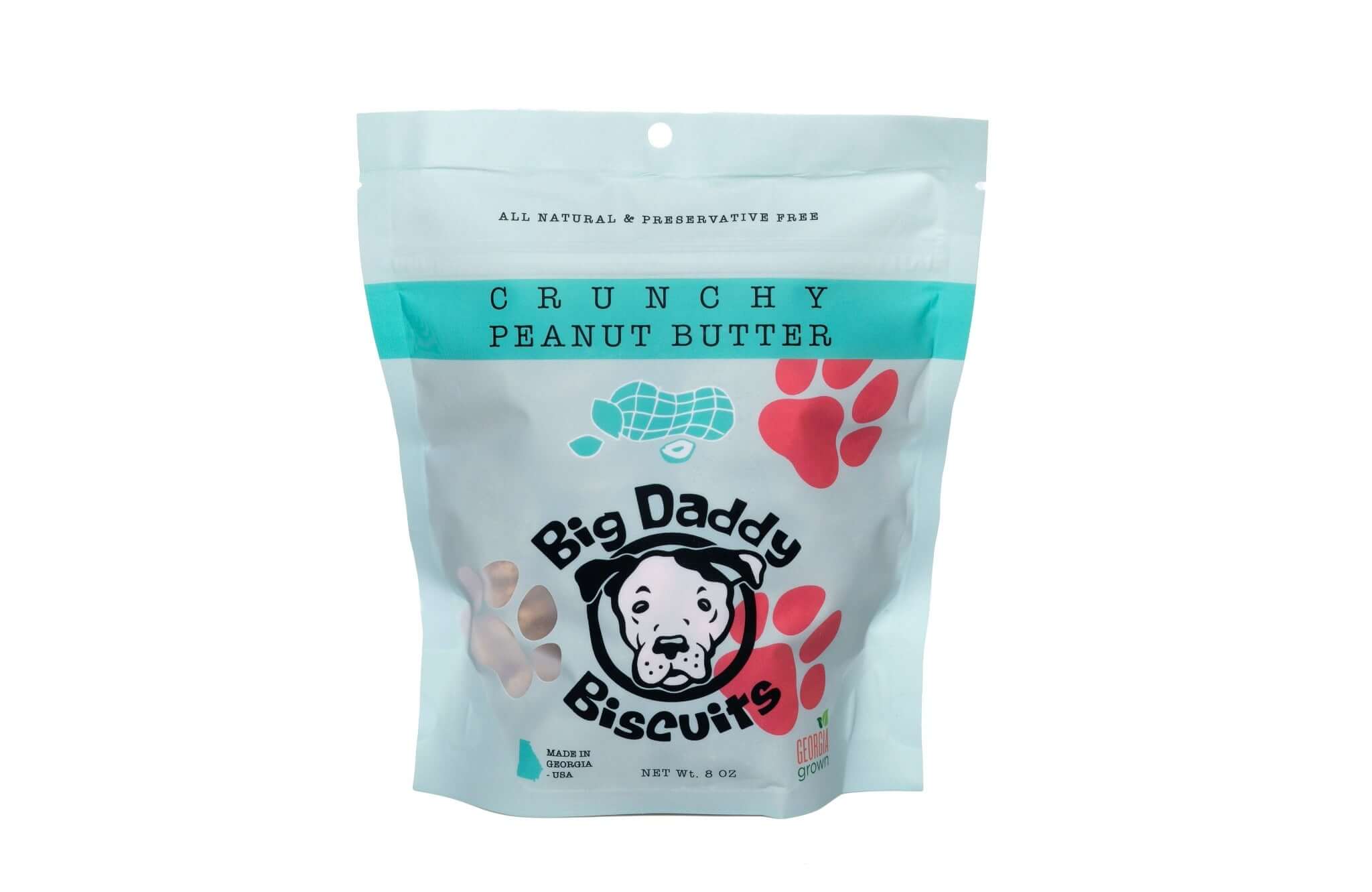 Big Daddy’s Crunchy Peanut Butter Dog Biscuits | All-Natural OG Treat for Happy, Healthy Pups