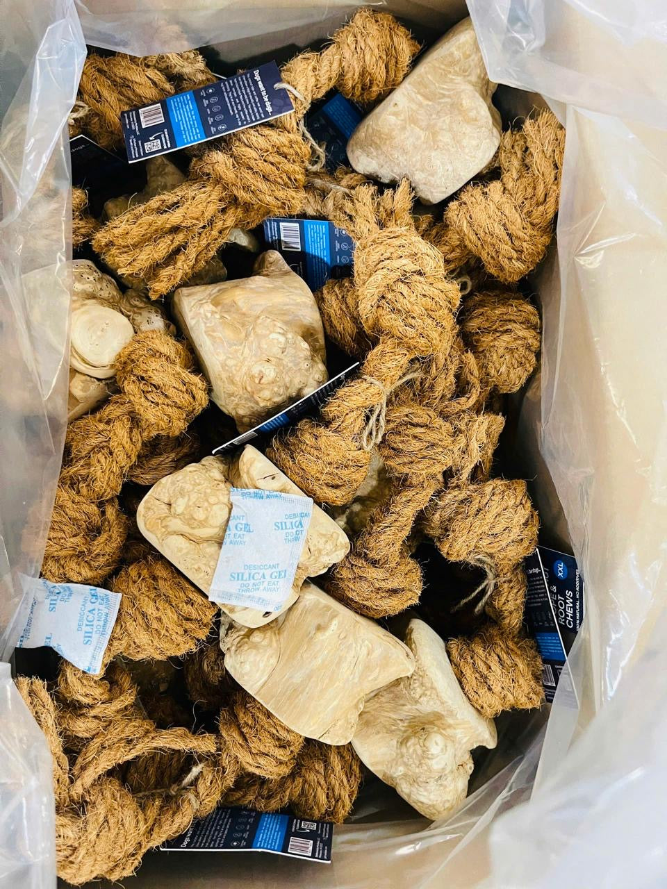 Mumbies Coconut Rope & Root Chew Tug Toy for Dogs – Natural Eco-Friendly Chew and Fetch for Moderate Chewers