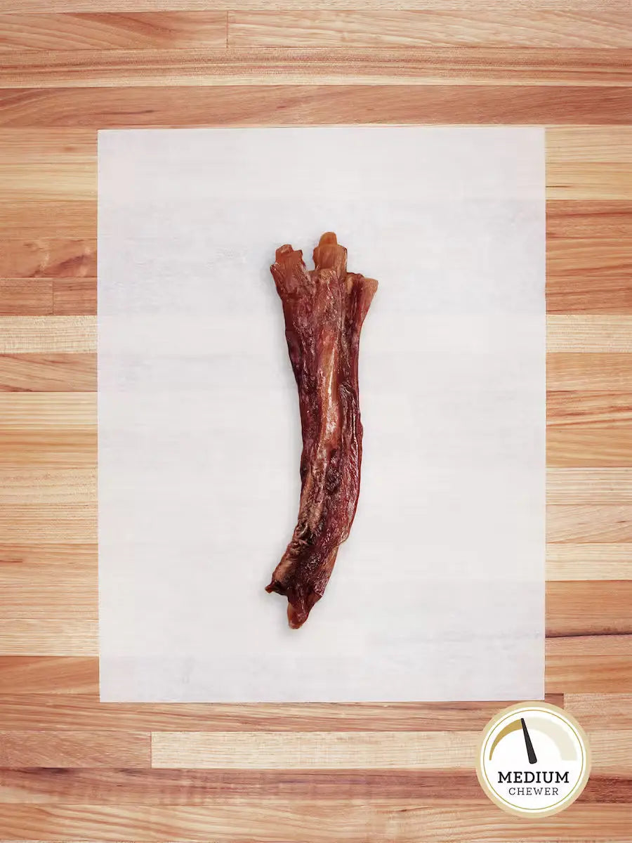 Farm Hounds Grass-Fed Beef Tendons – Single-Ingredient Dehydrated Dog Chew with Collagen