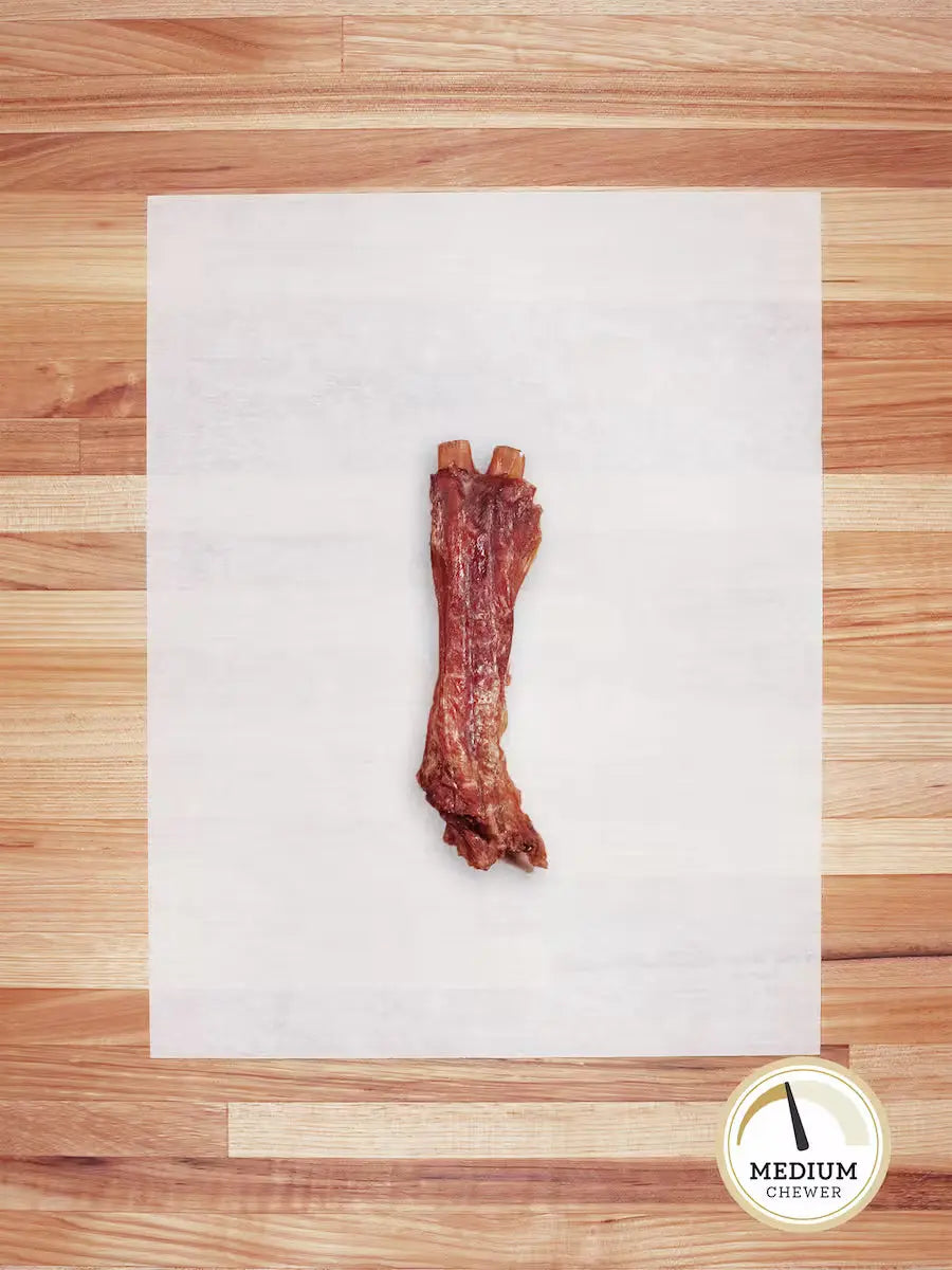 Farm Hounds Grass-Fed Beef Tendons – Single-Ingredient Dehydrated Dog Chew with Collagen
