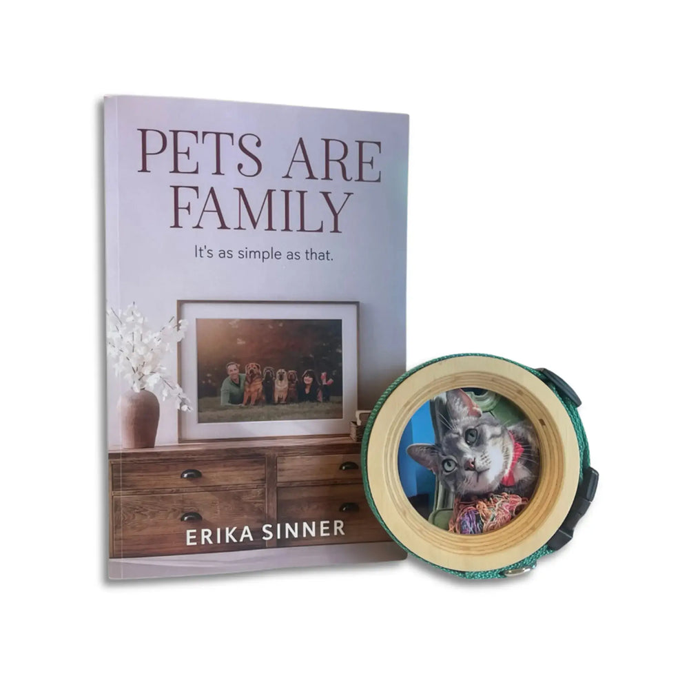 Honor Your Loved One Bundle – Pet Memorial Frame & “Pets Are Family” Book