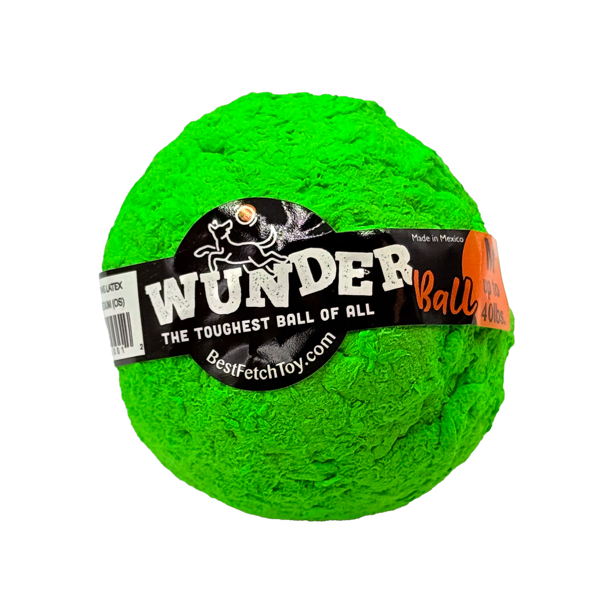 WUNDERball Natural Rubber Dog Ball – Durable Fetch Toy for Aggressive Chewers & Water Play