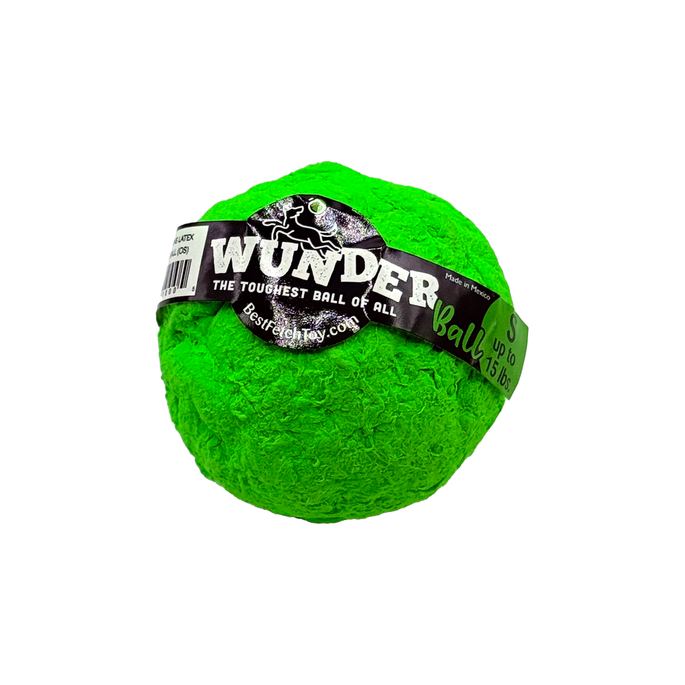 WUNDERball Natural Rubber Dog Ball – Durable Fetch Toy for Aggressive Chewers & Water Play
