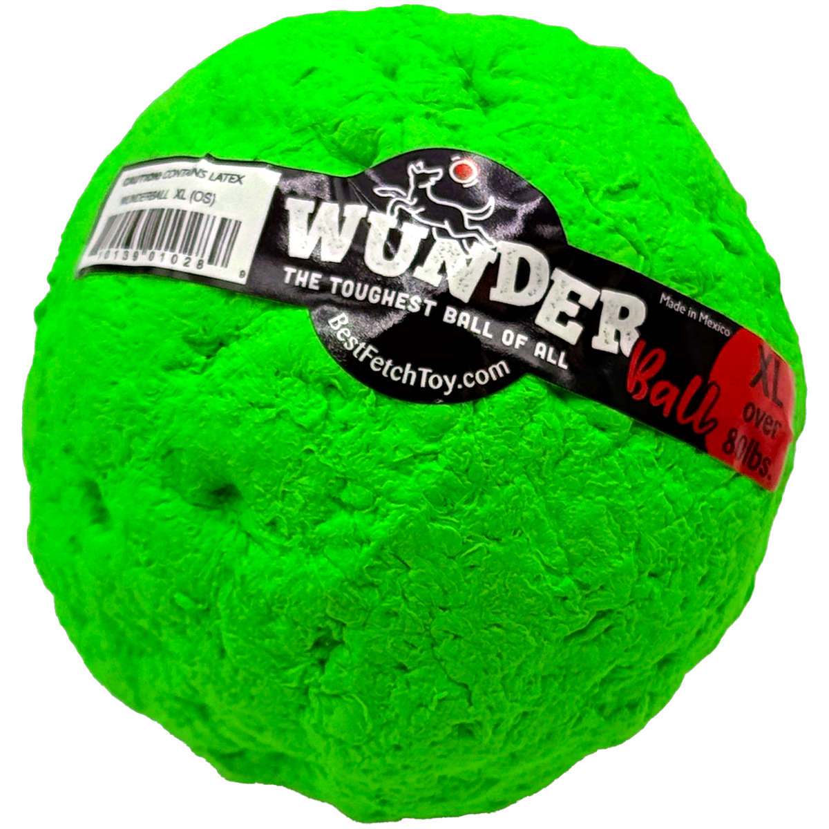 WUNDERball Natural Rubber Dog Ball – Durable Fetch Toy for Aggressive Chewers & Water Play