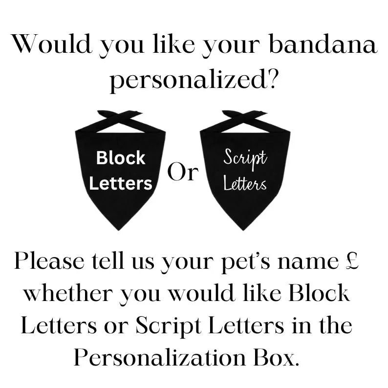 Sunflower Dog Bandana – Personalized Floral Pet Bandana for Dogs & Puppies