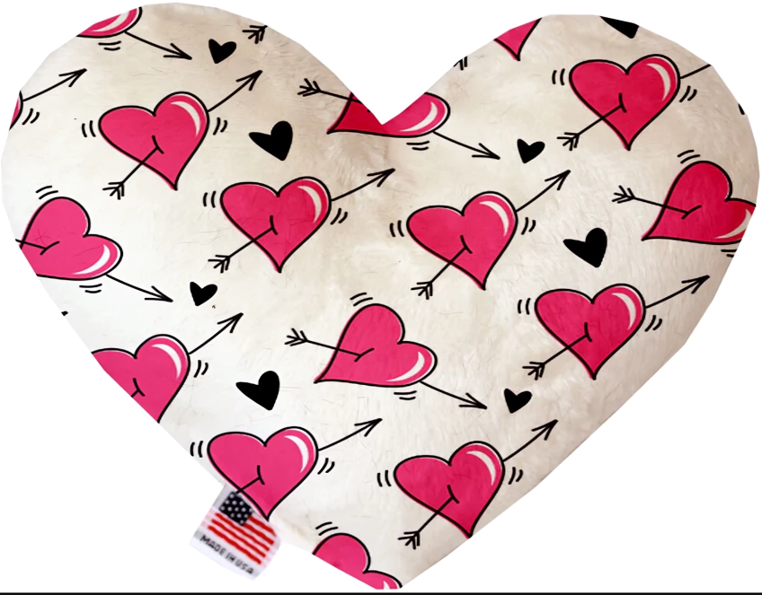 Love Paws Collection: Heart and Bone-Shaped Plush Valentine Day Toys for Pets