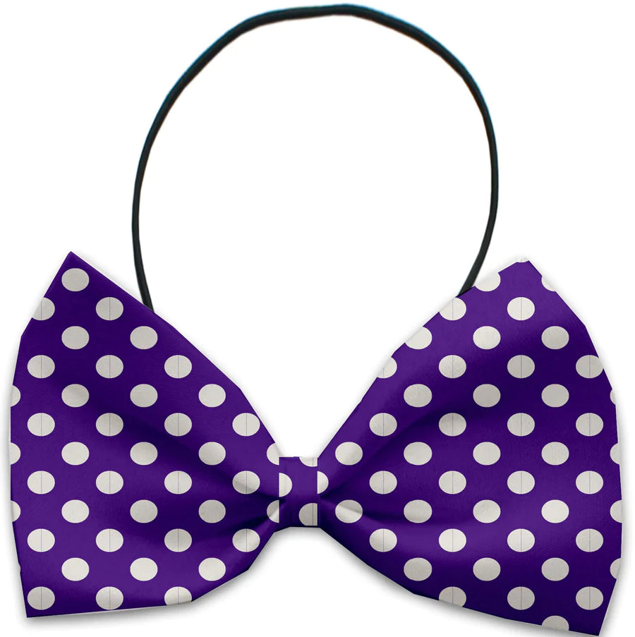 Swiss Dot Bow Ties for Pets: Stylish Dog & Cat Accessories