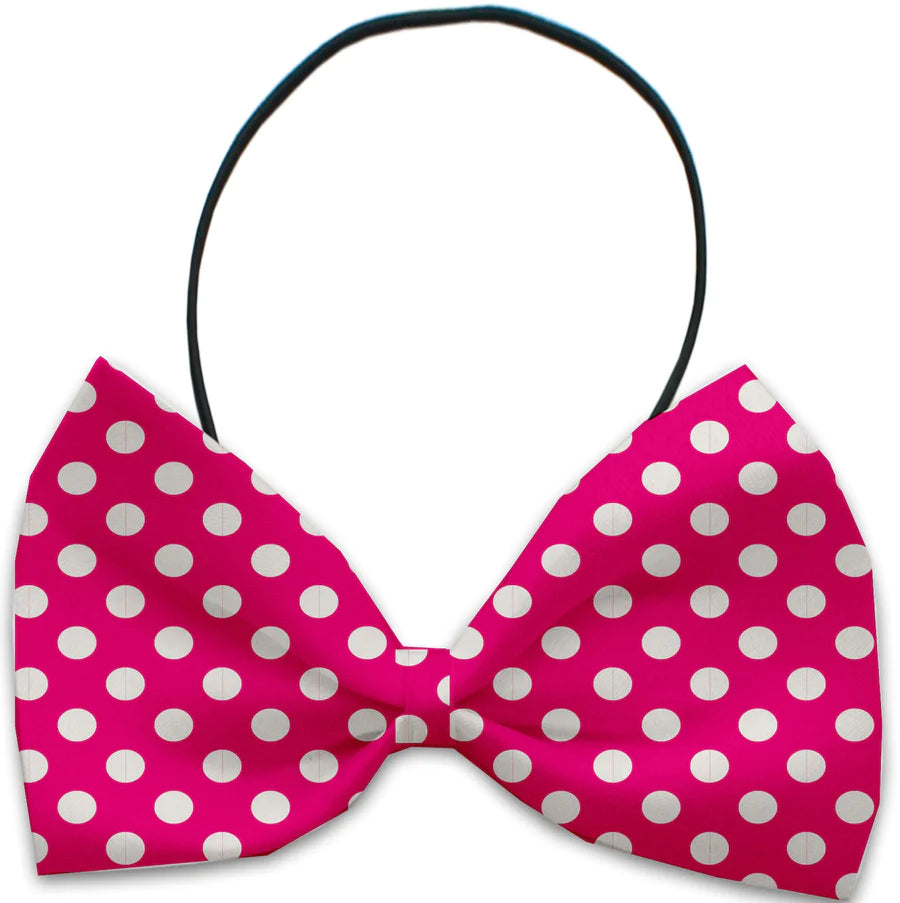 Swiss Dot Bow Ties for Pets: Stylish Dog & Cat Accessories
