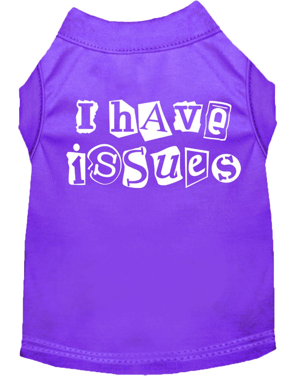 "I Have Issues" Pet Shirt – Funny Dog & Cat Tee, Soft & Durable Fit