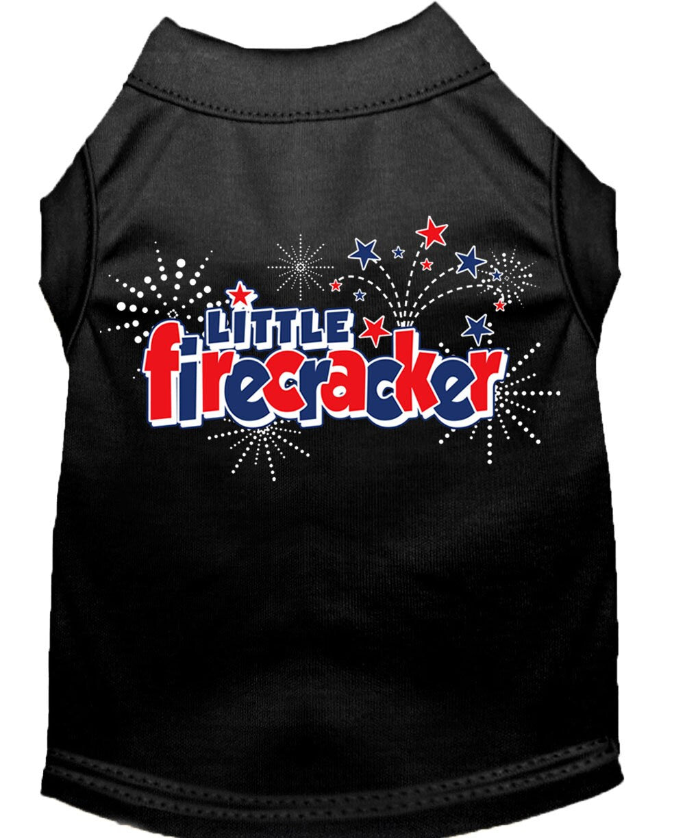 "Little Firecracker" Dog & Cat Shirt – Patriotic Pet Apparel