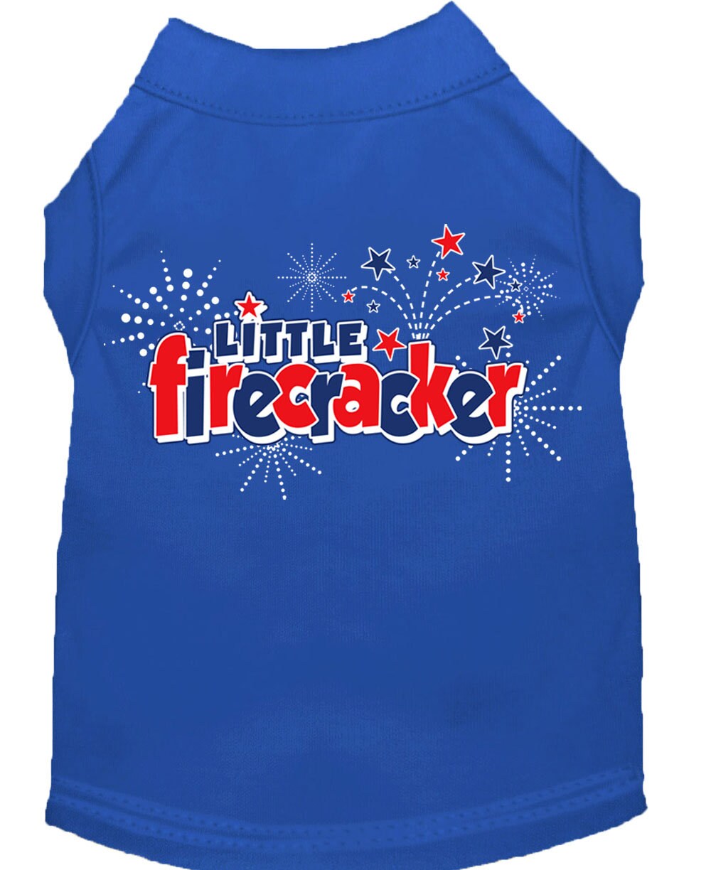 "Little Firecracker" Dog & Cat Shirt – Patriotic Pet Apparel