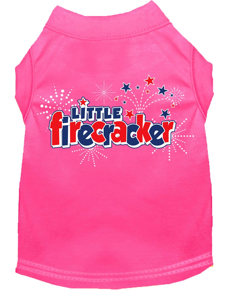 "Little Firecracker" Dog & Cat Shirt – Patriotic Pet Apparel