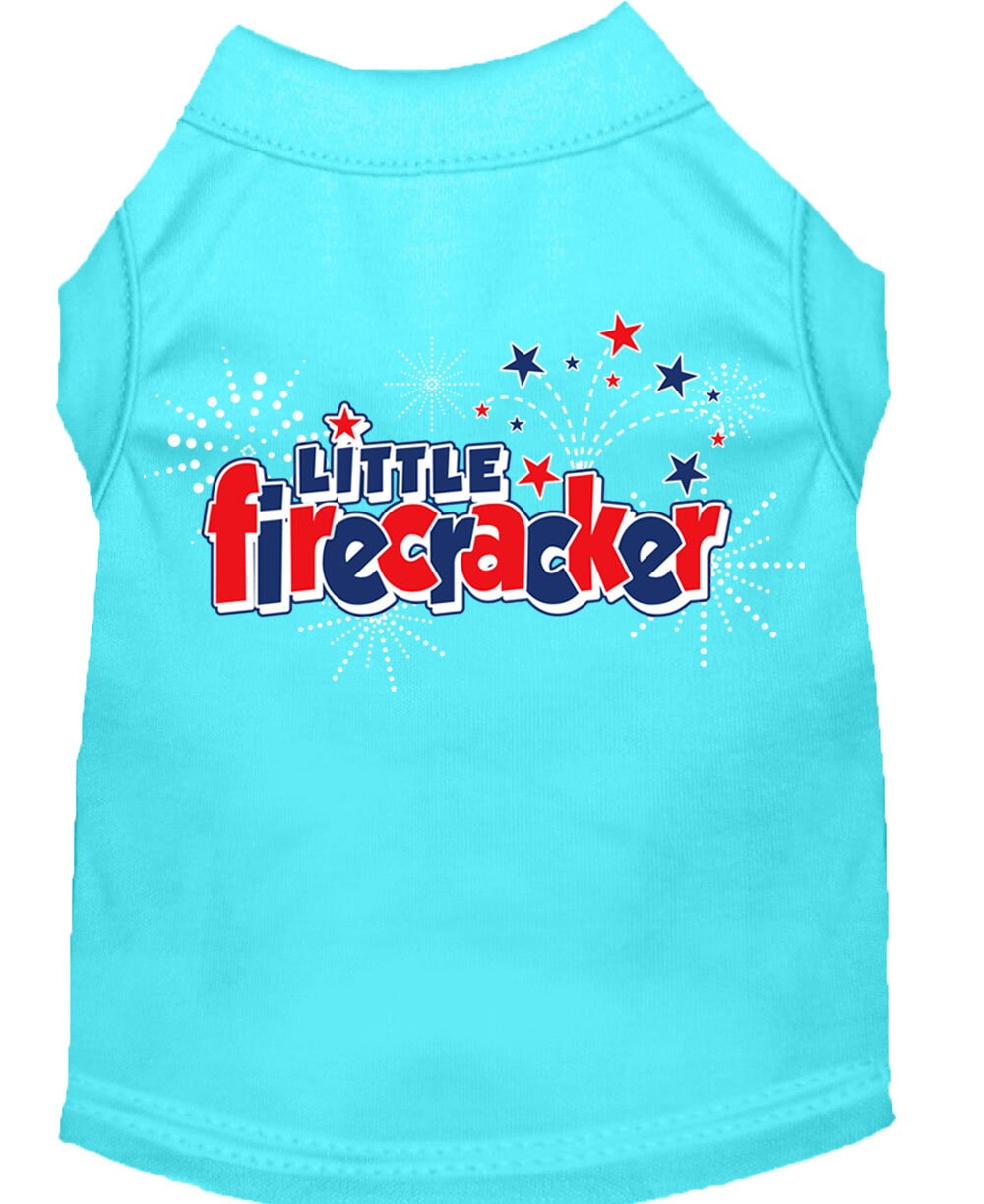"Little Firecracker" Dog & Cat Shirt – Patriotic Pet Apparel