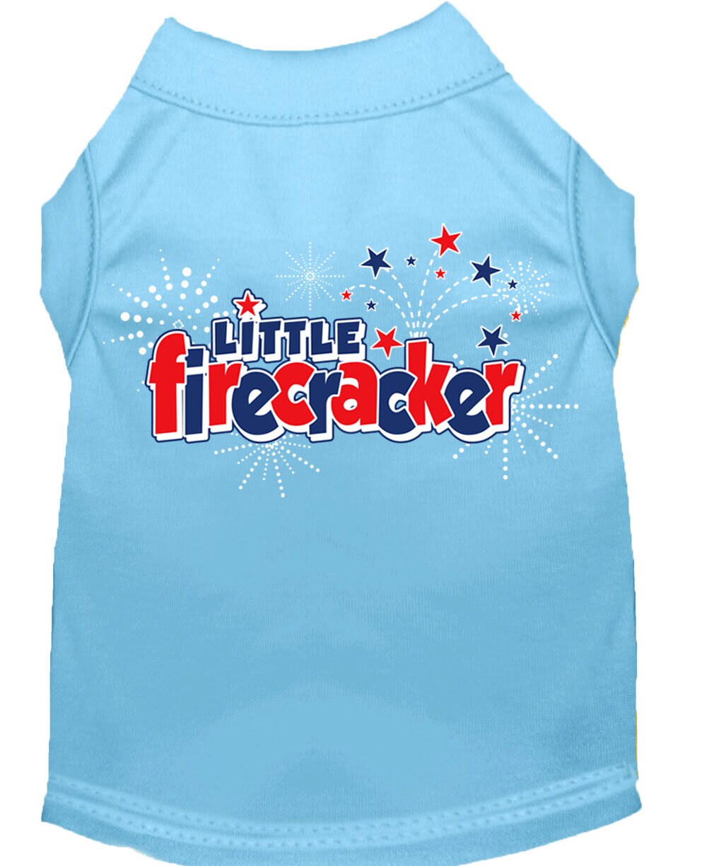 "Little Firecracker" Dog & Cat Shirt – Patriotic Pet Apparel