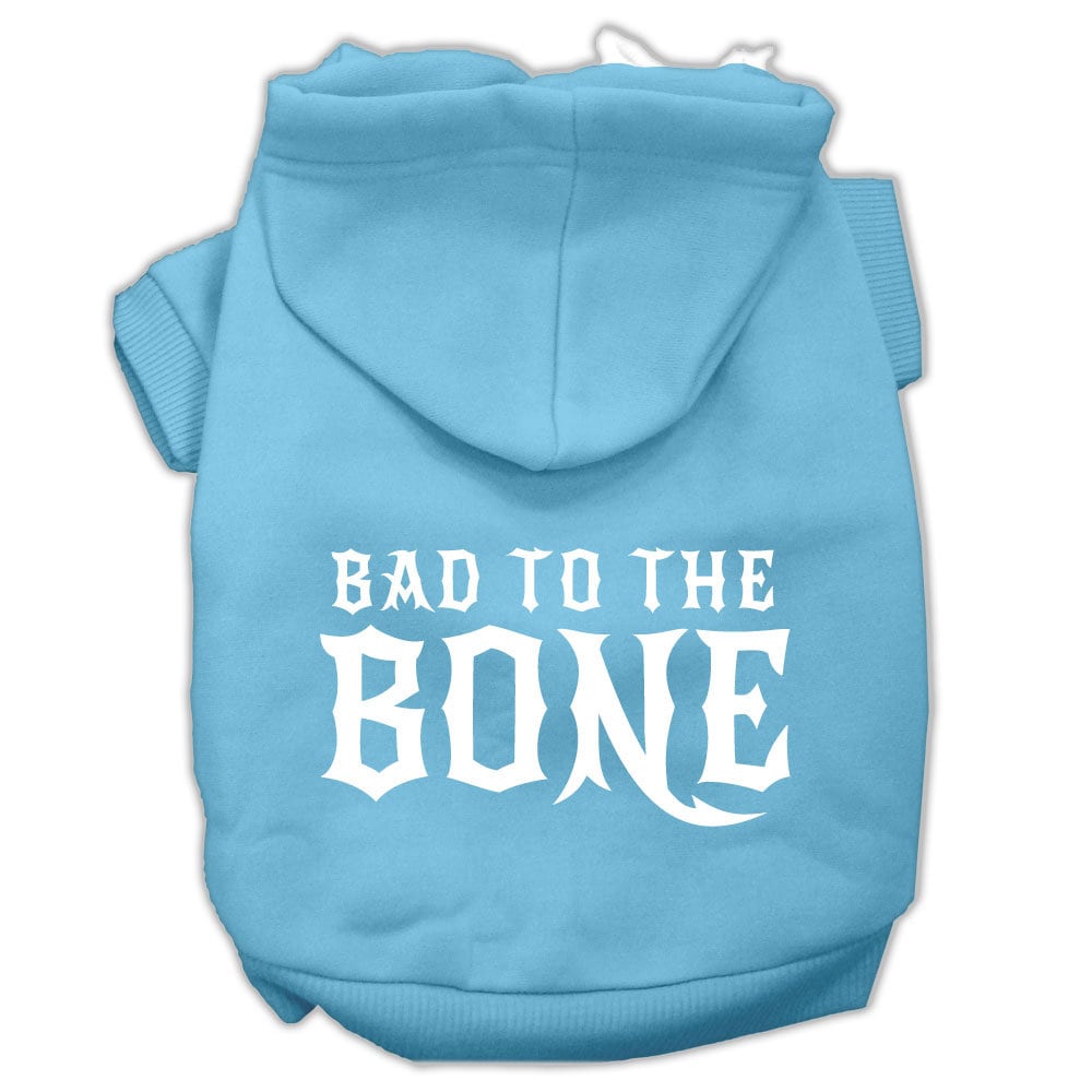 Bad to the Bone Dog & Cat Hoodie – Funny Pet Sweatshirt